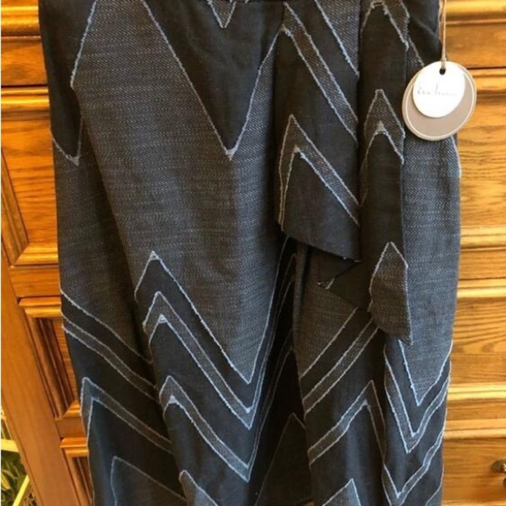 Eva Franco skirt, size 2, navy, length to ankle, brand new with tags.